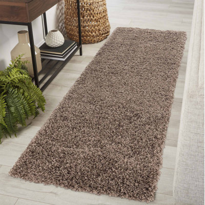 Esterly Shaggy Dark Beige Rug