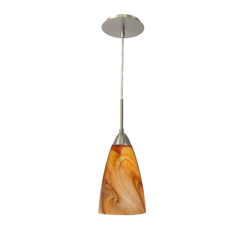 Kellaman 1 - Light Single Pendant, Matte, Satin Nickel
