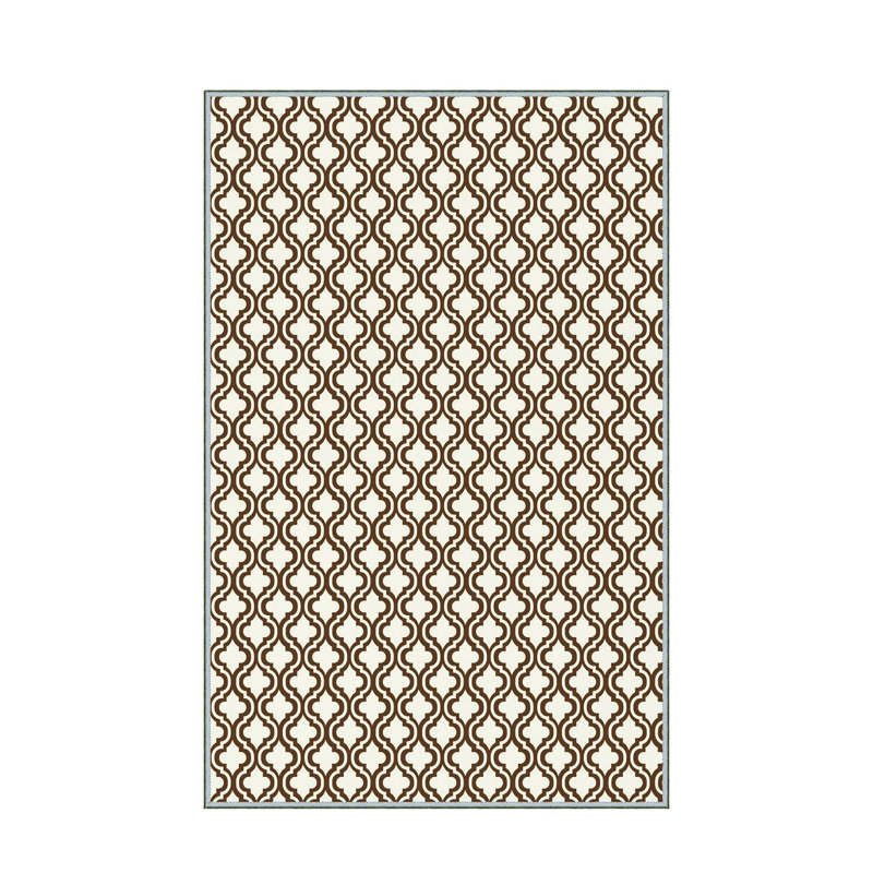 Stylish Hall Carpet 2.6 x 9.8 Feet - 100% Polyester, 0.04 in Pile Height | Antibacterial, Non-Slip PVC Felt Dot Underside | Machine Washable, 3D Digital Print | Perfect for Home Entryways & Living Spaces