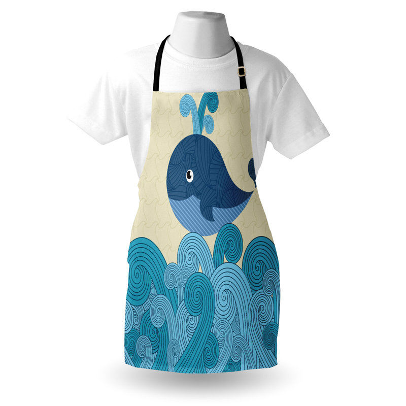 No Pattern Bib Apron