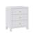 Modern 3 Drawers Nightstand With Rounded Table Corners-1957511905