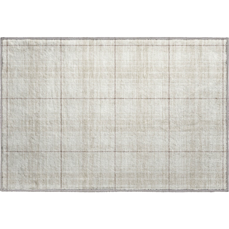 Tapis écossais Premium lavable à la machine Naglee AMF993, Rectangle 1 pi 8 po x 2 pi 6 po
