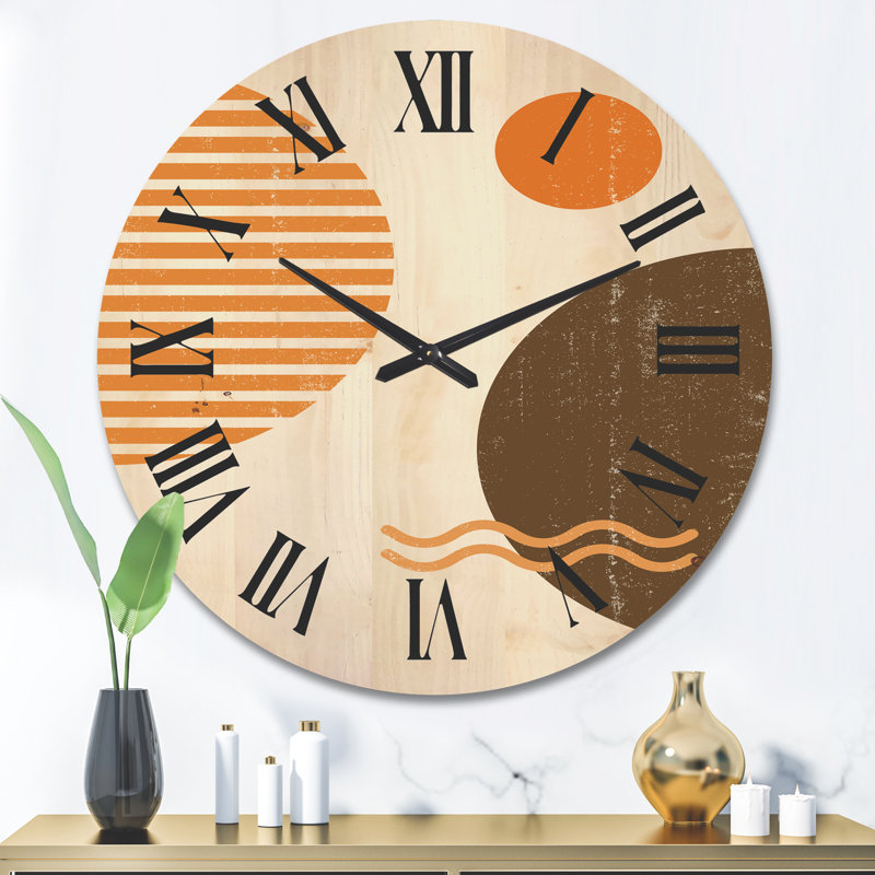 Horloge murale abstraite, Très grand