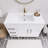 Freestanding Standard Free Standing 1 Single Vanity Bathroom Vanity With Acrylic Top-70182640-121974689