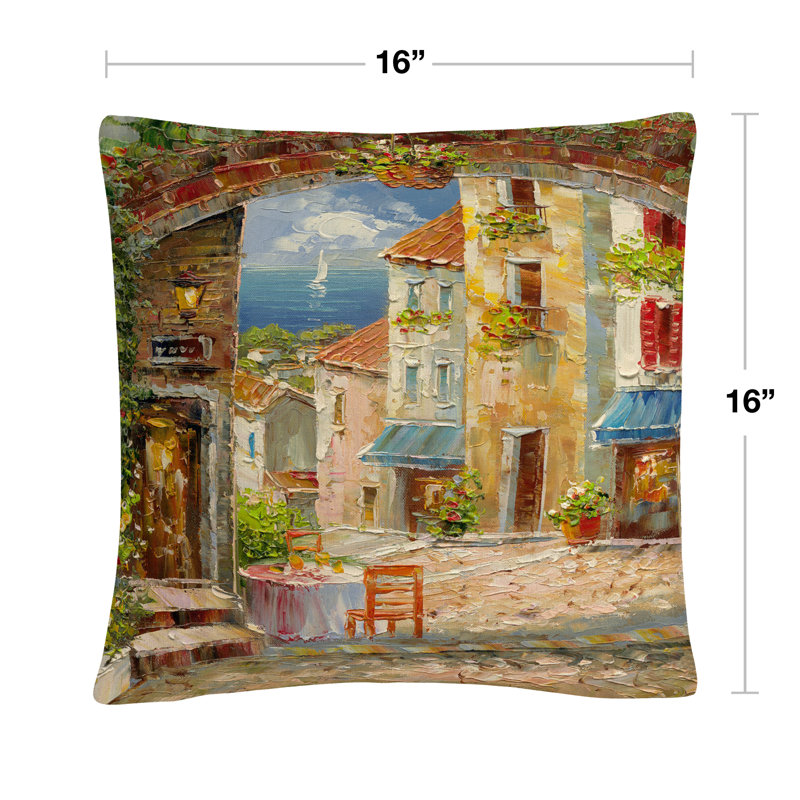 Coussin 16 po Rio Capri Isle