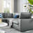 Modway Commix Down Filled Overstuffed Vegan Leather 5-Piece Sectional Sofa-5354786