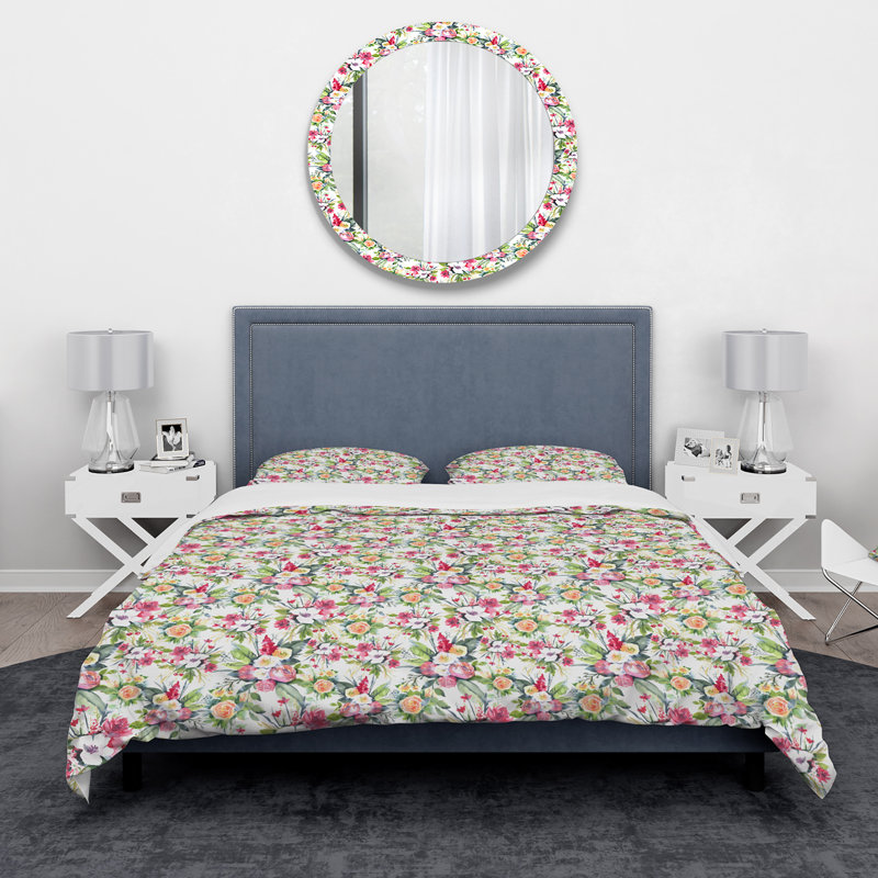 Ensemble de housse de couette traditionnelle, Housse de couette très grand + 2 taies décoratives