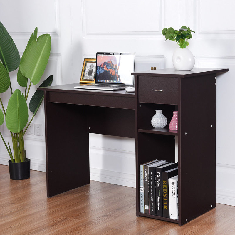 Bureau avec huche Hysley, Blanc
