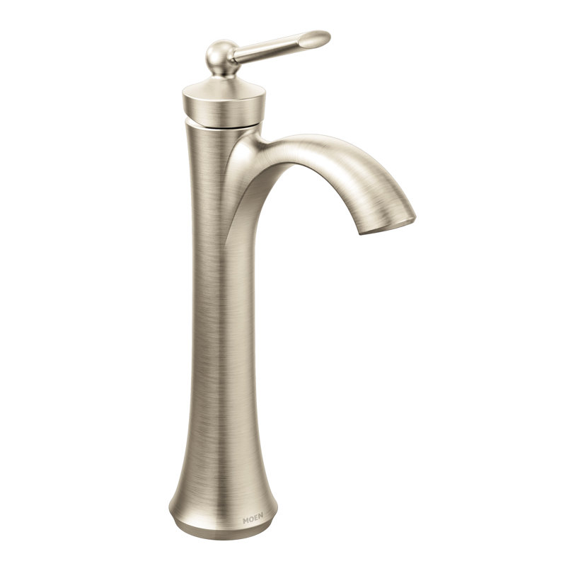 Robinet de salle de bains à arc élevé Wynford, Nickel brossé