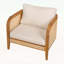 Outdoor Patio Cushioned Arm Chair