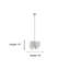 Luminaire suspendu tambour 3 lumières Devon-16473988