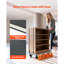 Chariot de manutention pliable, capacité de charge de 150 kg, dimensions : 74 x 48 x 83 cm, plateau pliable avec roues pivotantes, poignée de poussée compacte