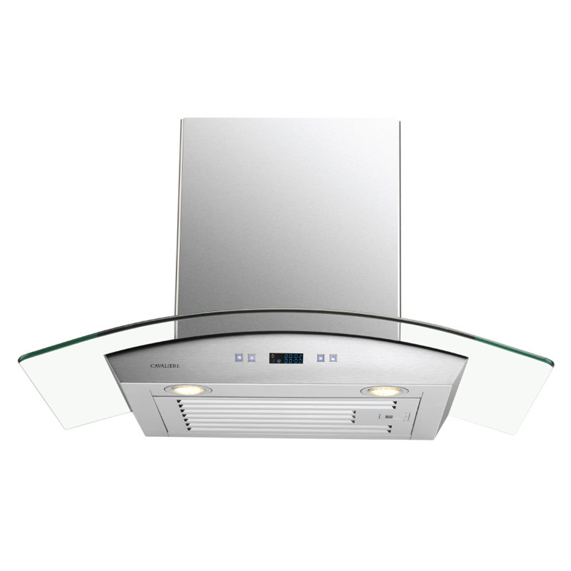 Cavaliere 30" Stainless Steel 324 CFM Ducted (Vented) Wall Range Hood with Baffle Filter