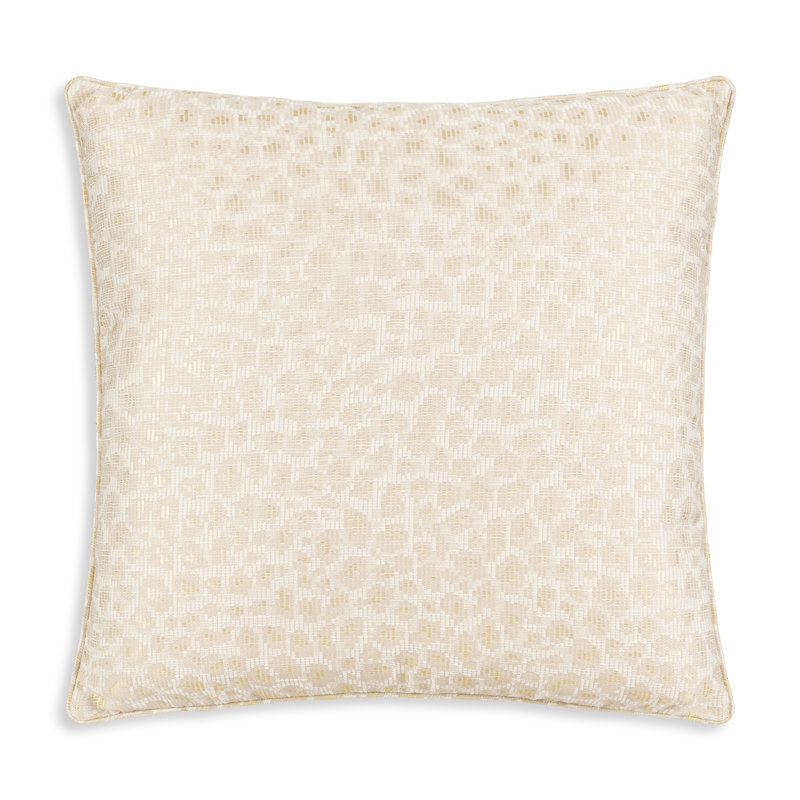 Asher Ivory Gold Pillow