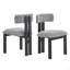 Chaises de salle à manger rembourrées sans accoudoirs avec pieds en métal (ensemble de 2)-195033269-195033270