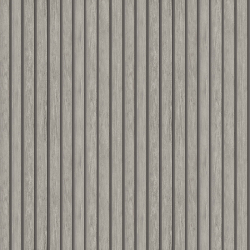 Spinney 53cm x 10.5cm Matte Wallpaper Roll, Grey
