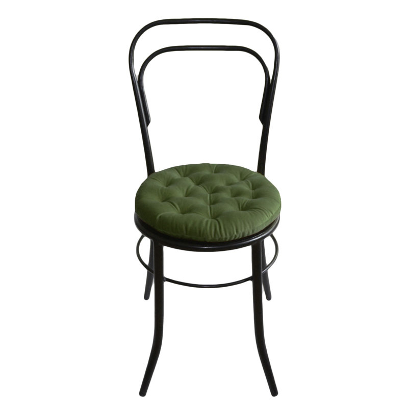 Coussin de chaise d'intérieur, Vert olive