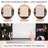 Makeup Vanity With 2 Storage Drawers,Vanity Desk With Mirror And Lights-1510418444