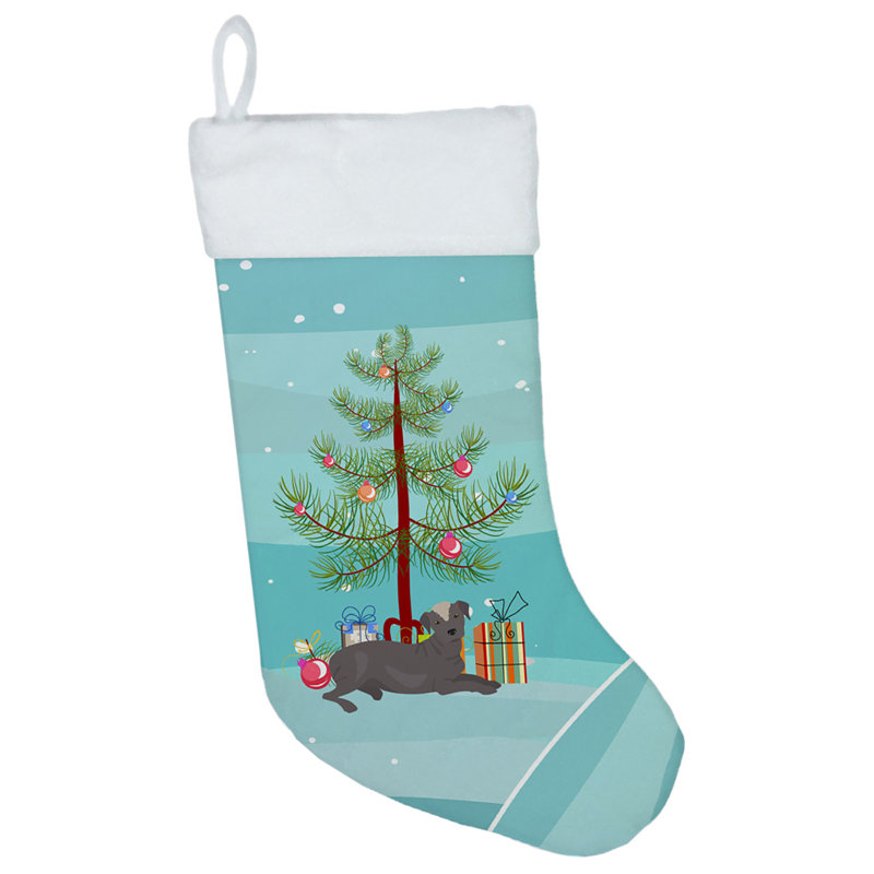 Chaussette de noël joyeux de noël, Chien nu de l'Équateur
