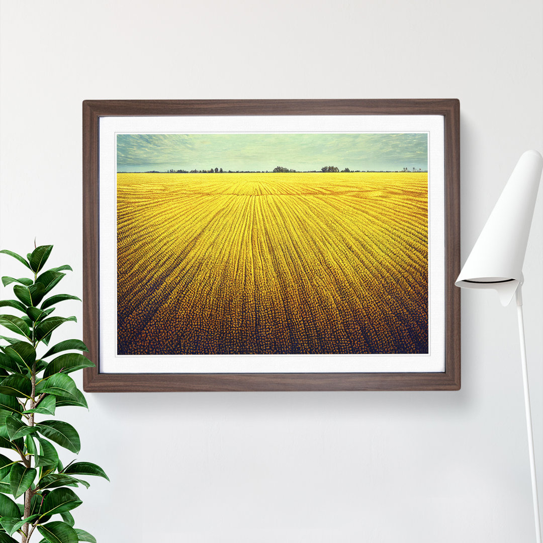 Splendid Wheat Field - Framed Print