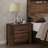 Oak 2-Drawer Nightstand
