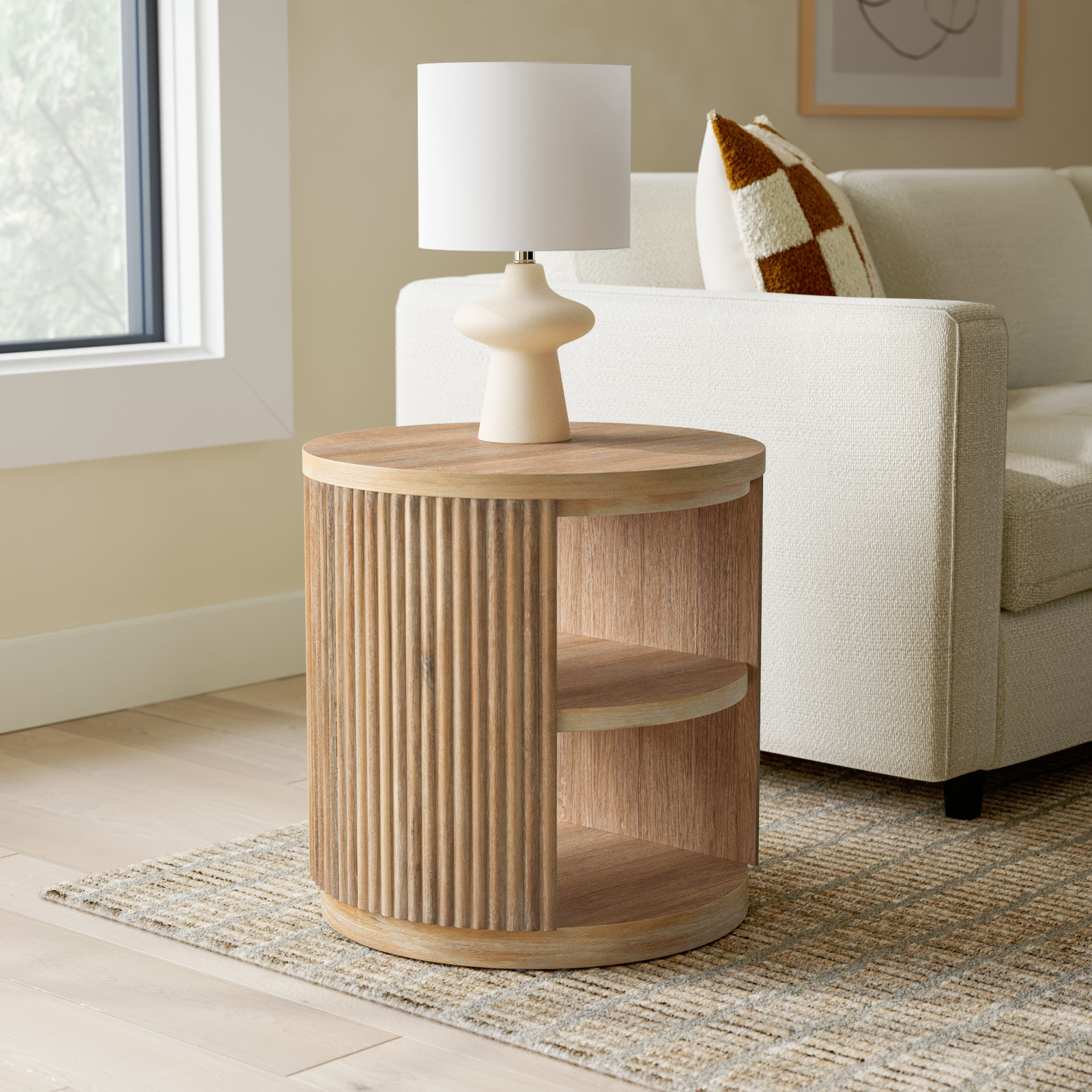 Fitzroy 22" Acacia End Table