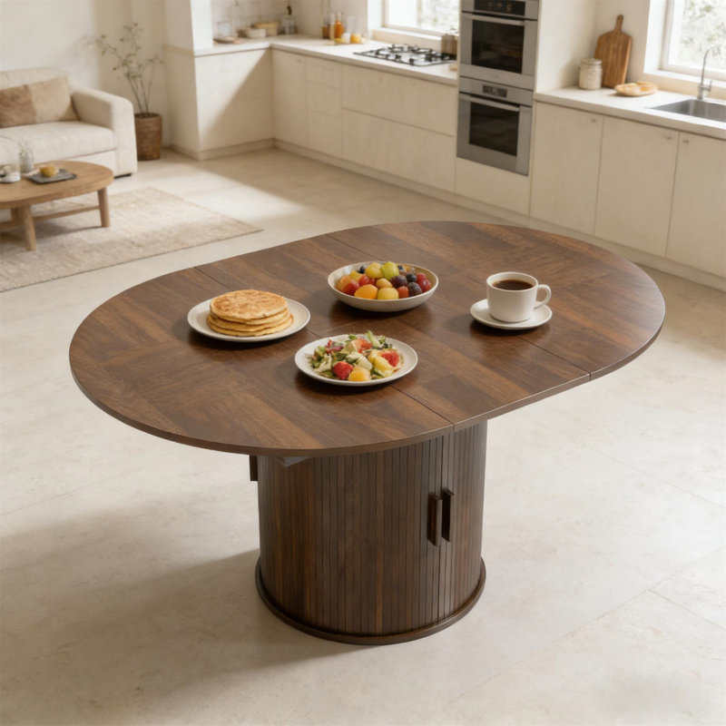Table de voeux élégante (sans la chaise), Brown Wood