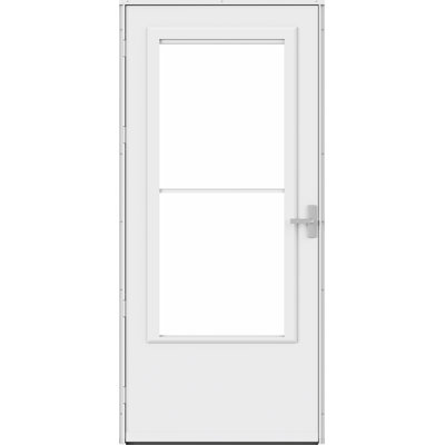 30 Midview Storm Door with Brushed Nickel Handle -  LARSON, 37084032