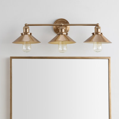 Bagatelle Industrial Farmhouse Metal Vanity Light