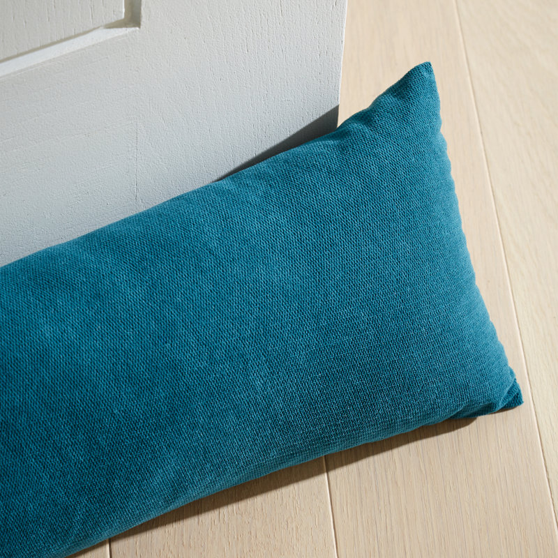 Wilson Velvet Door Draught Excluder, Blue