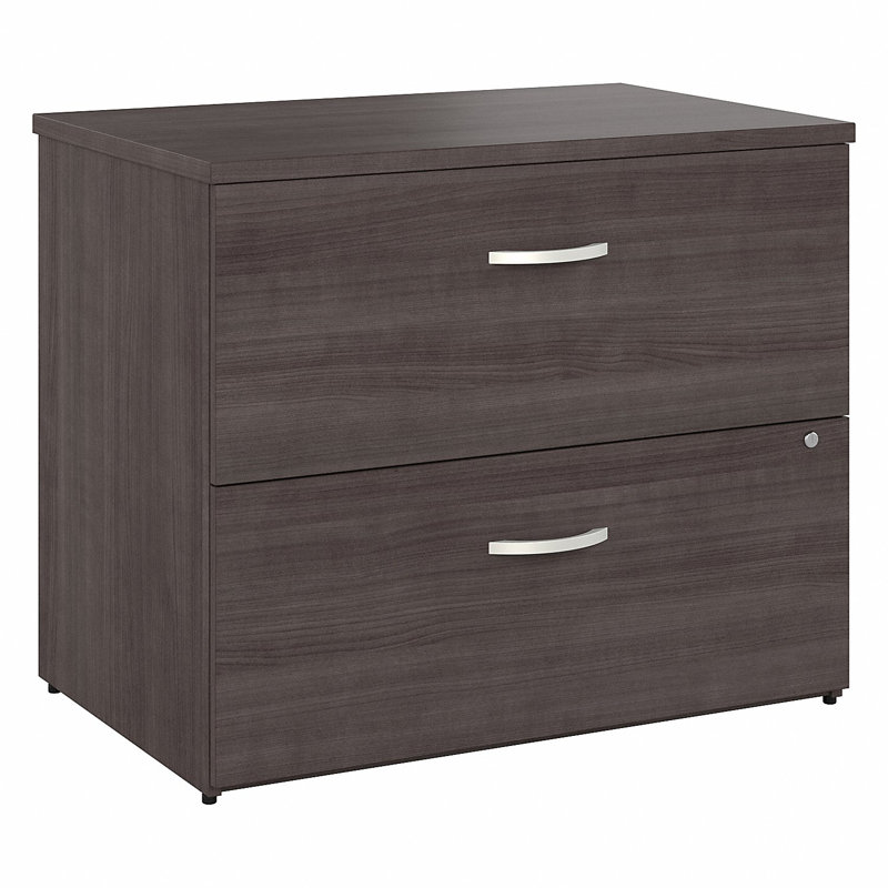 Kasyn 36''W 2 -Drawer Lateral Filing Cabinet, Storm Gray