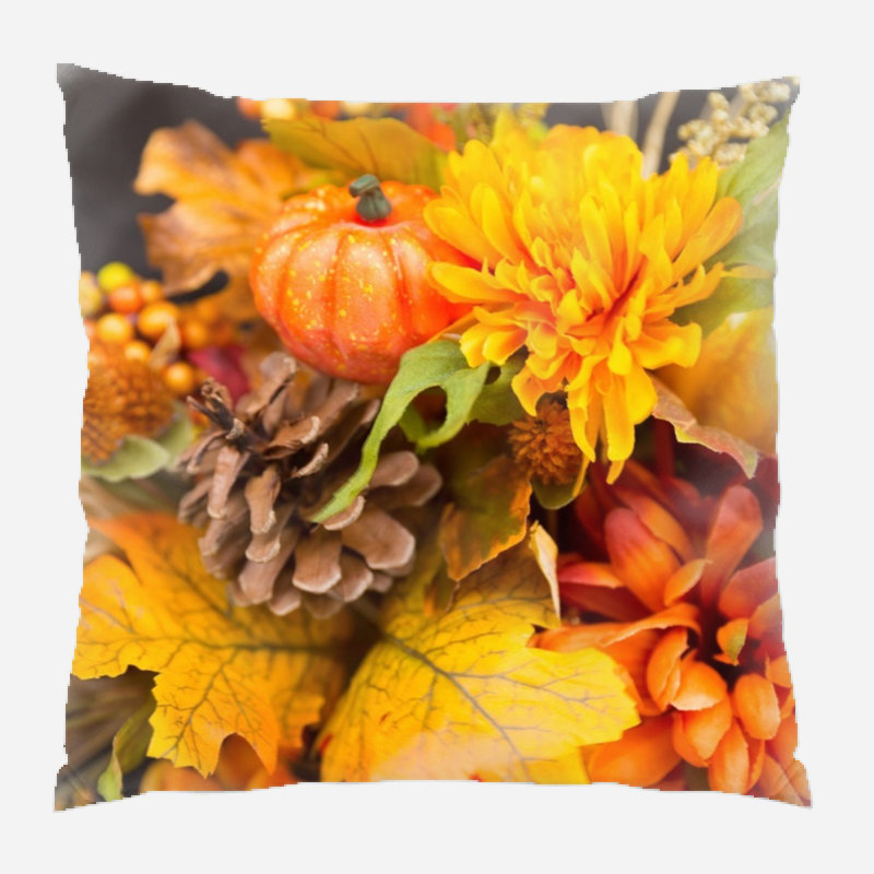  Coussin décoratif intérieur / extérieur Fall Flowers
