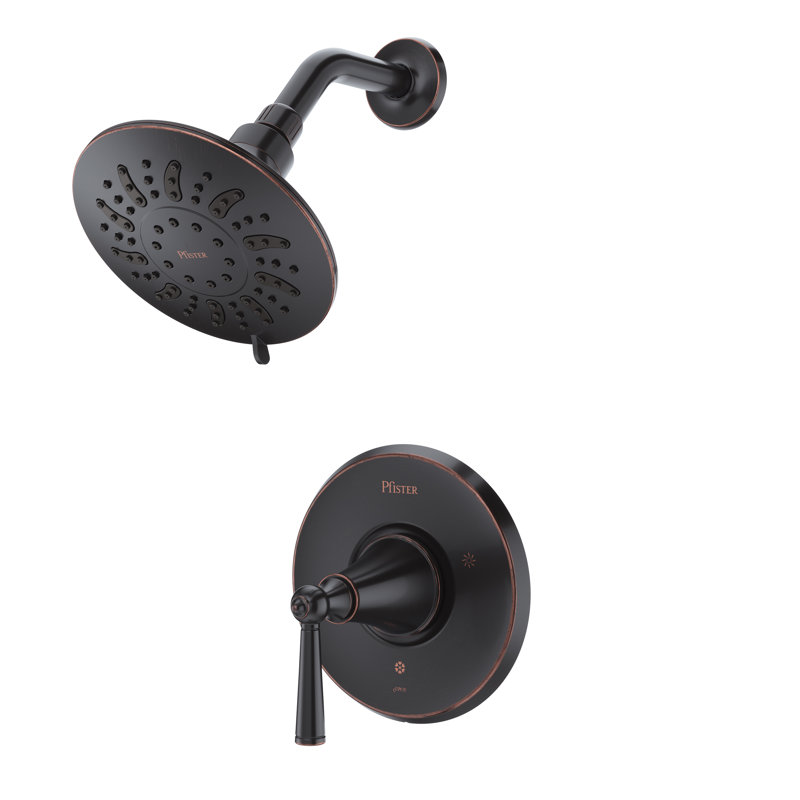 Pfister Saxton 1-Handle Tuscan Bronze Shower Only Trim, Tuscan Bronze