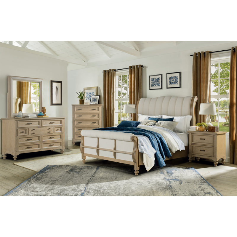 Ensemble de chambre à coucher Alwies, Grand lit