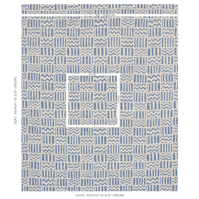 Kudu Fabric, Blue