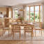 Chaises de salle à manger en rotin, chaises de salle à manger rembourrées en lin avec dossiers, chaises de cuisine modernes avec pieds en bois pour la salle à manger-947792057-947792062