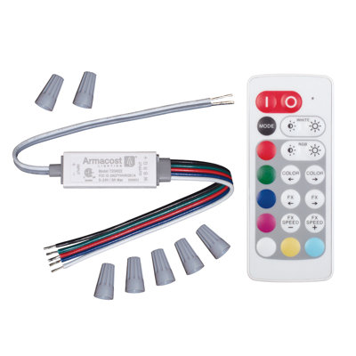 Slimline RGB+W Colour and White LED Controller