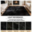 Tapis noir doux à poils longs-21265672