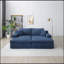 Chaise longue modulaire surdimensionnée de 87 po avec canapé-lit moelleux en nuage, aucun assemblage requis, causeuse moelleuse moderne-404957150