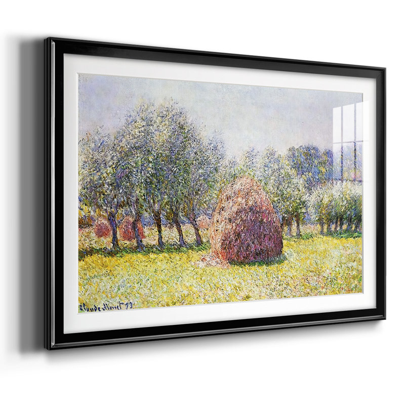 Haystack, 1865, reproduction d'art encadrée, Noir, H 27 po x l 39 po x P 1,5 po