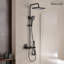 Pomme de douche double avec valve brute
