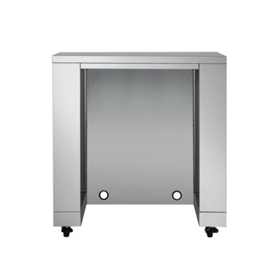 Armoire pour réfrigérateur d'extérieur en acier inoxydable