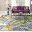 Galleria Floral Handmade Tufted Wool Blue/Green/Yellow Area Rug-30609234
