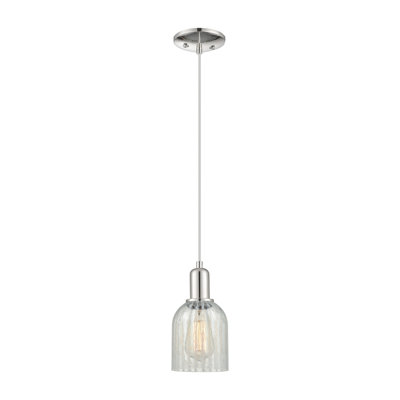 Arcadia - Lambrecht - 1 Light 5" Cord Hung Mini Pendant