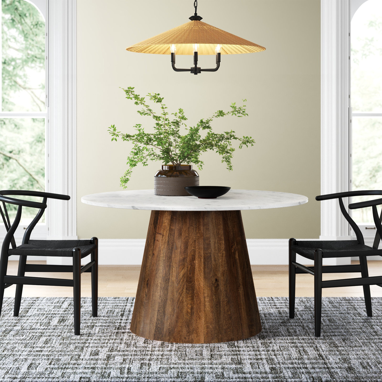 Tamia 48" Mango Dining Table