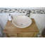 Echols 751 mm Freestanding Single Vanity with Vessel Stone Basin-36939970