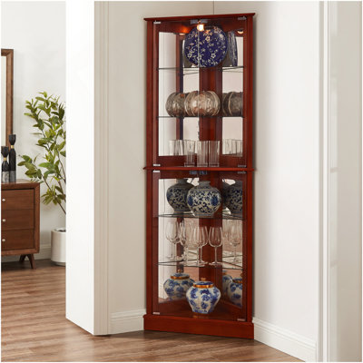 Armoire d'angle Curio