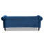 Canapé Chesterfield à accoudoirs roulés 83,07 po Gabrianna-850620493