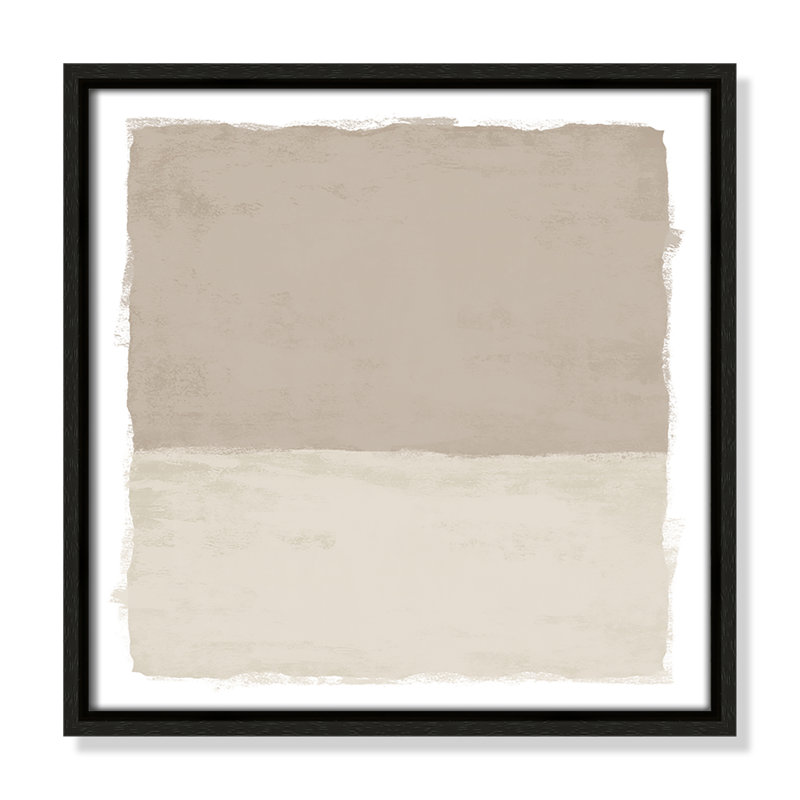 «Silent Sands I» par Natalie Carpentieri, Espresso, H 13,5 po x l 13,5 po