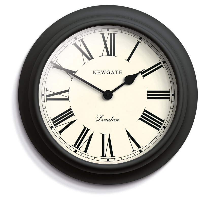 Wall Clock, Dark Grey